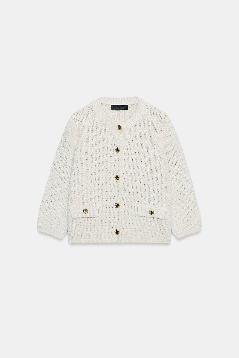 FRENCH SLEEVE CARDIGAN