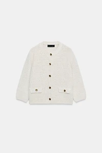 FRENCH SLEEVE CARDIGAN