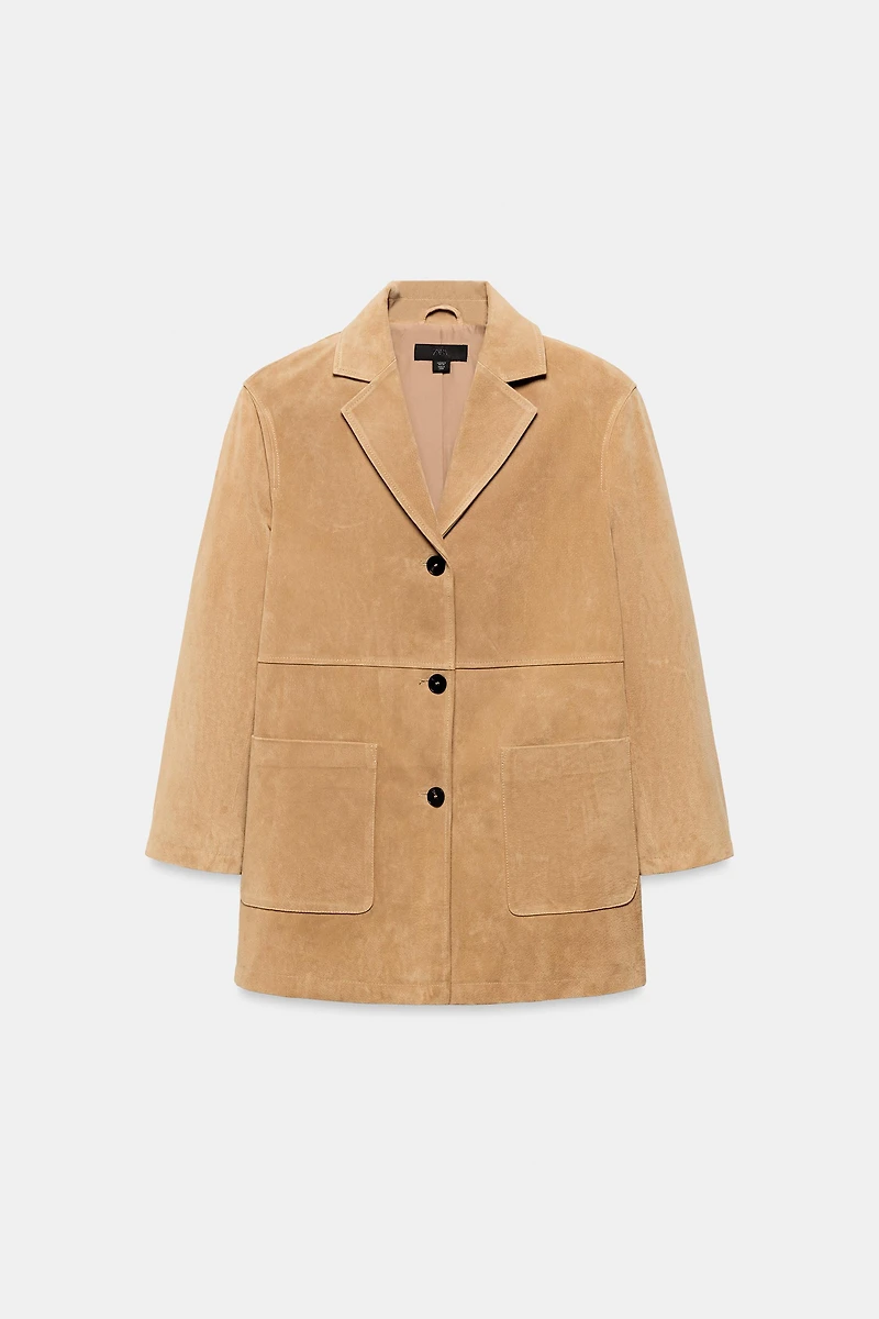 100% SUEDE LEATHER JACKET