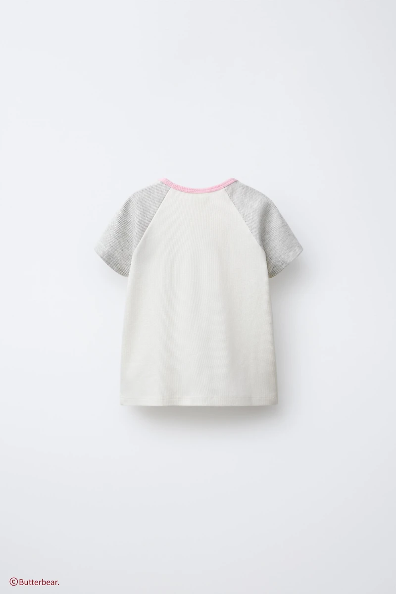 BUTTERBEAR © RAGLAN SLEEVE T-SHIRT