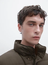 Doudoune sans manches déperlante en duvet mélangé