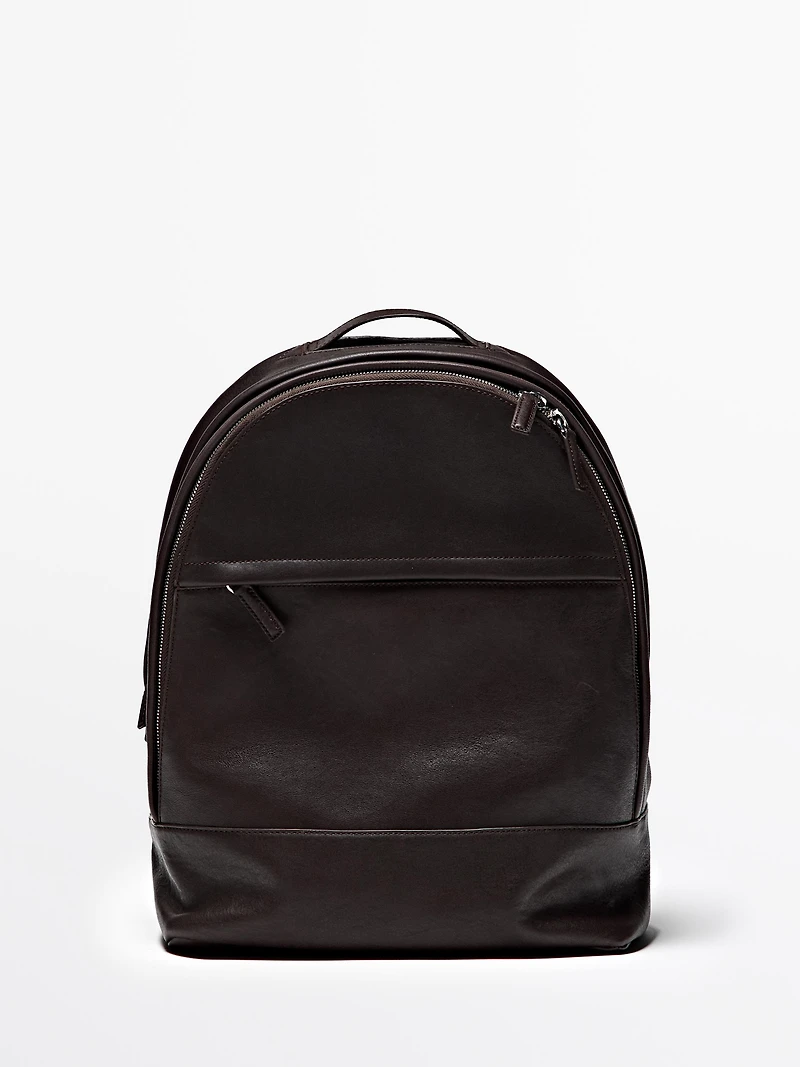 Sac à dos en cuir nappa