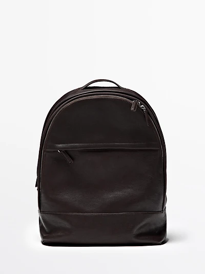 Sac à dos en cuir nappa