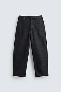 RELAXED FIT DENIM CHINO PANTS