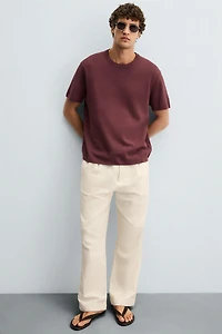 PANTALON COTON - LIN PLIS