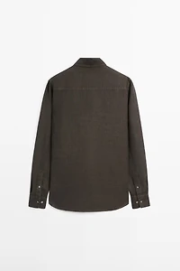 100% linen regular fit shirt