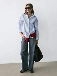 100% cotton striped shirt