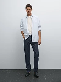 Lightweight tapered fit jeans