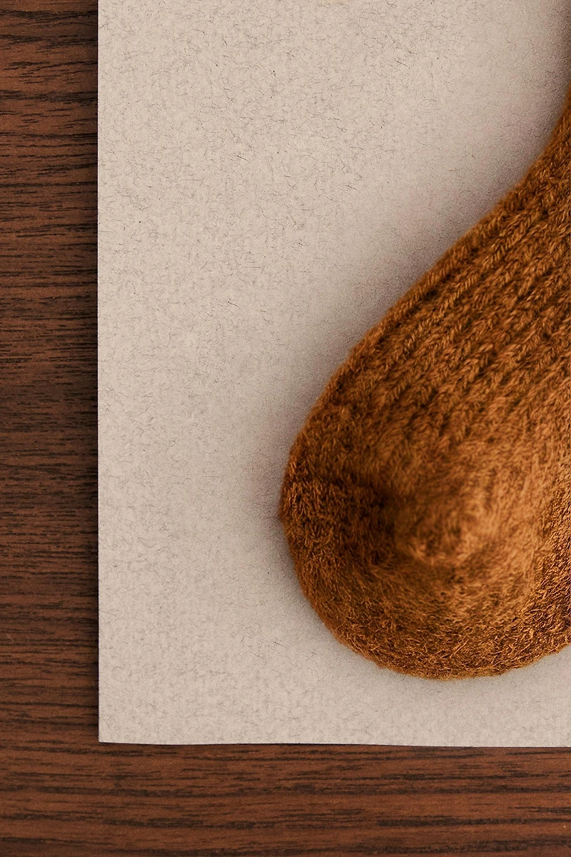 ZARA TIMELESS - CHAUSSETTES AVEC CACHEMIRE