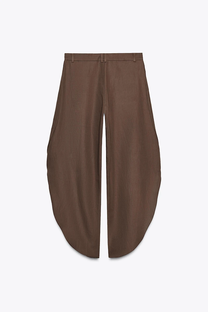 ZW COLLECTION WIDE-LEG PANTS WITH VENTS