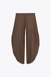 ZW COLLECTION WIDE-LEG PANTS WITH VENTS