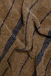 COUVERTURE CHENILLE RAYURES