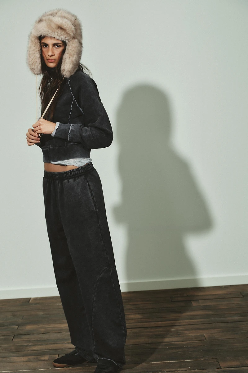 PANTALON CAROTTE DÉLAVÉ