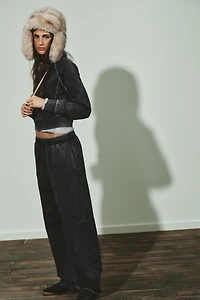 PANTALON CAROTTE DÉLAVÉ