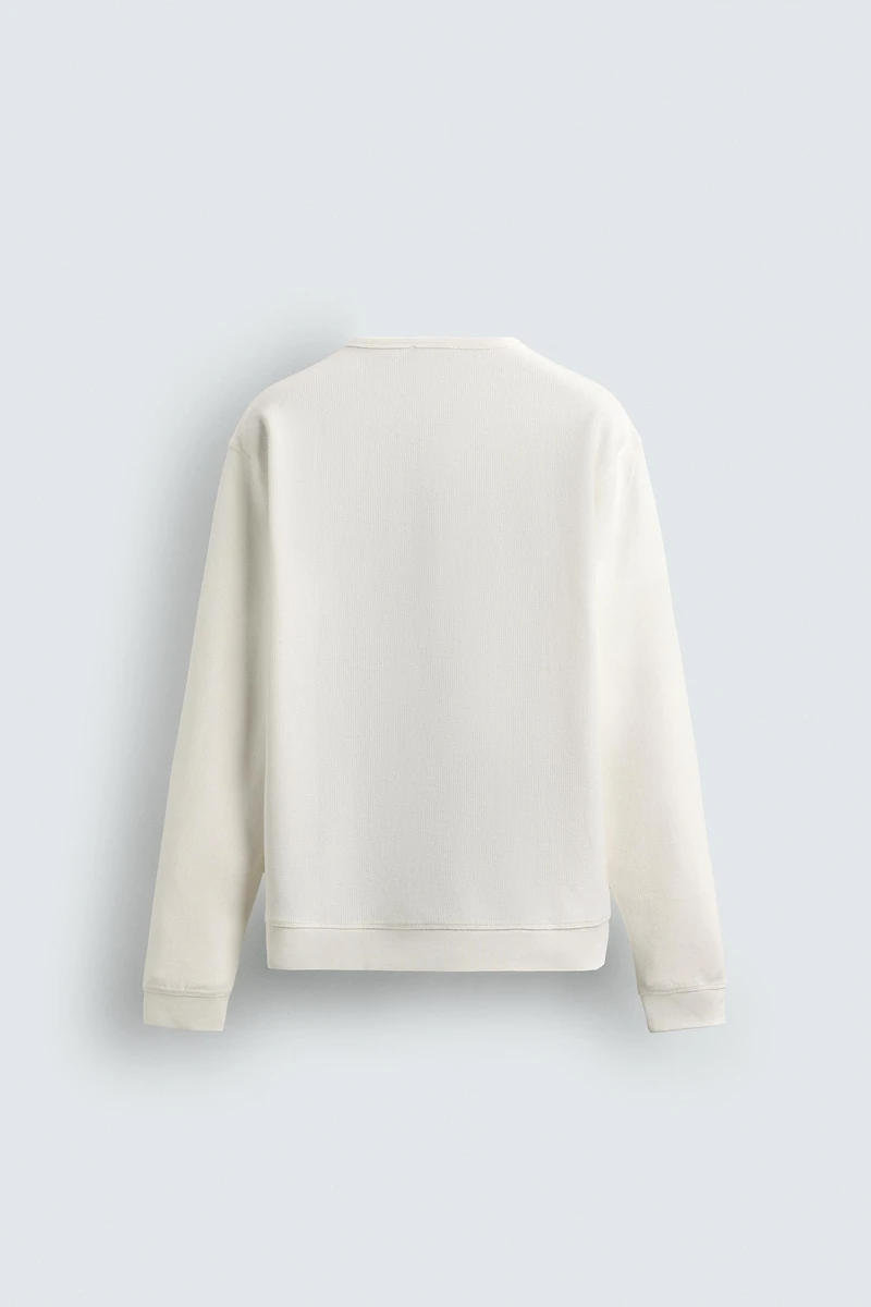 RIBBED BUTTON-FRONT TOP