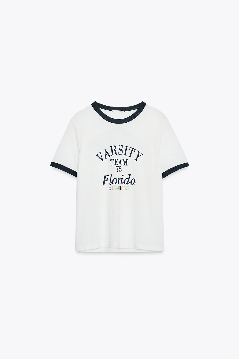 FLAMÉ TEXT T-SHIRT