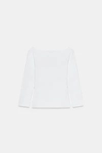 BOAT NECK T-SHIRT