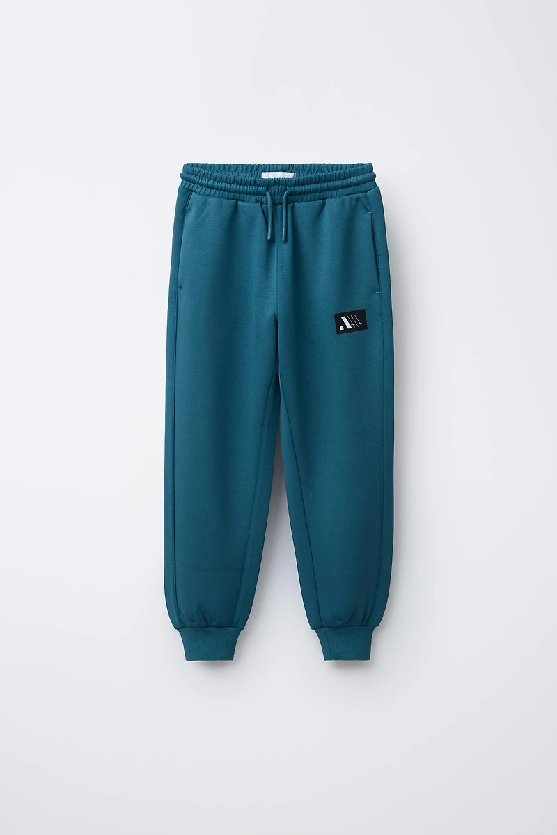 SPORTY LOGO JOGGERS