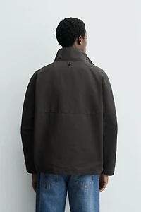 COTTON BLEND TECHNICAL JACKET