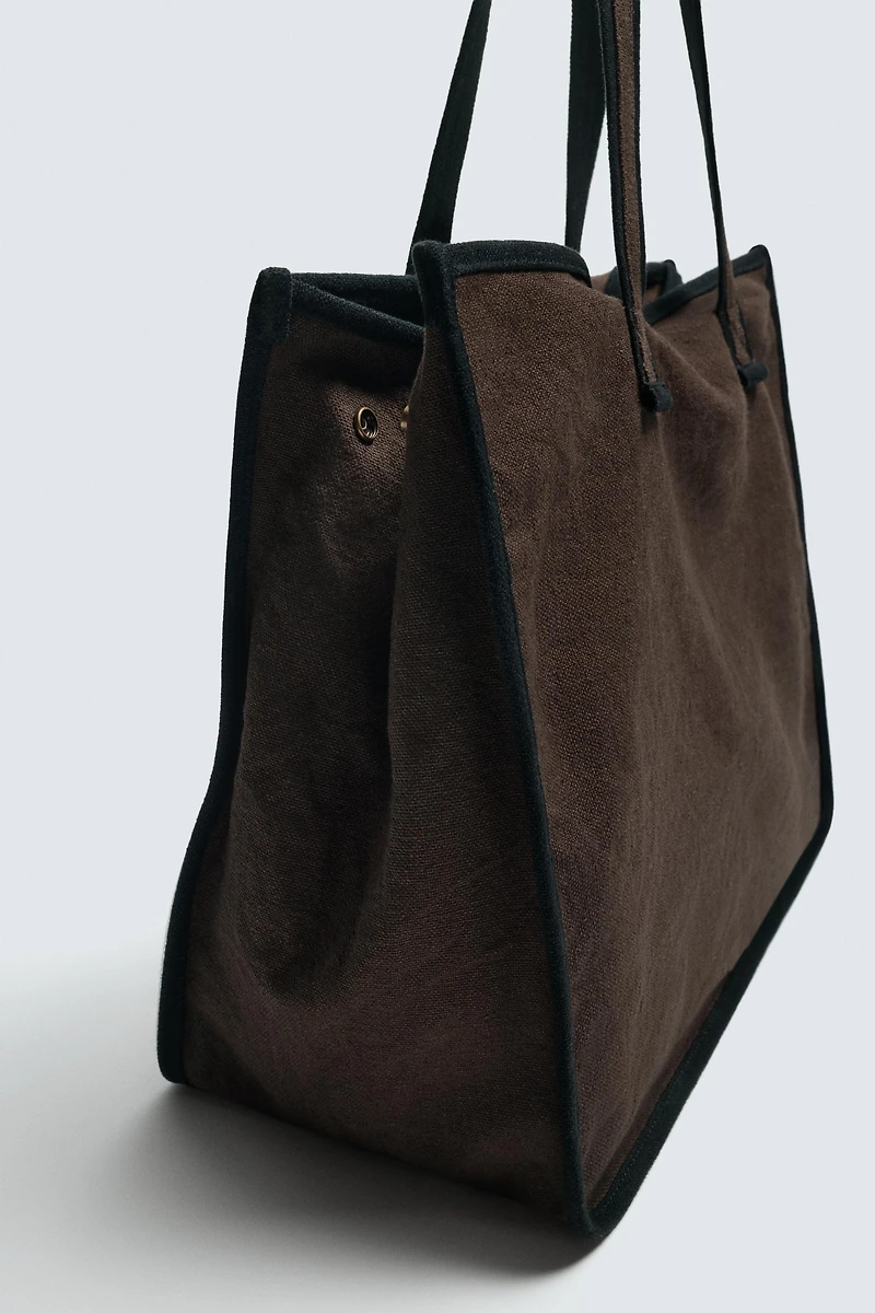 FABRIC SHOPPER BAG
