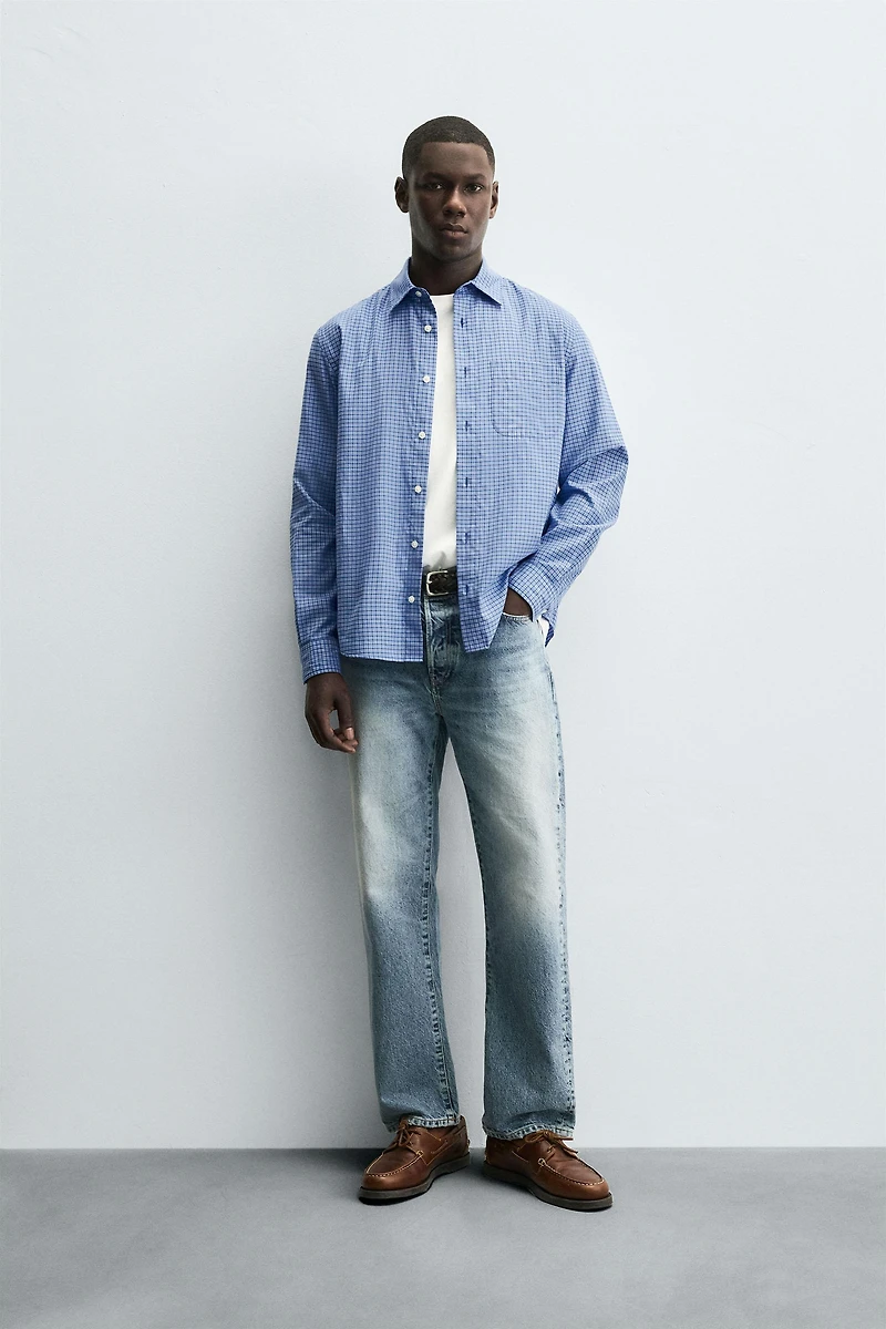 PLAID POCKET SHIRT