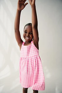 ROBE TEXTURÉE IMPRIMÉE LACET