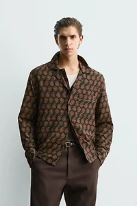 PAISLEY PRINT FLOWY SHIRT