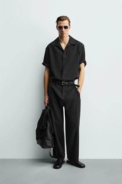 RELAXED FIT FLOWY SHIRT