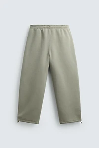 RELAXED FIT INTERLOCK JOGGING PANTS