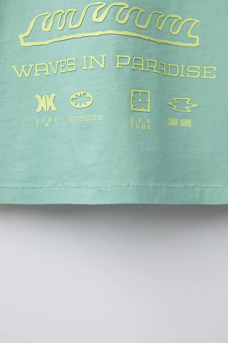 SURF PRINT T-SHIRT