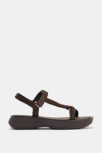 STRAPPY ADHESIVE SANDALS