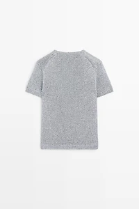 Short sleeve knit top