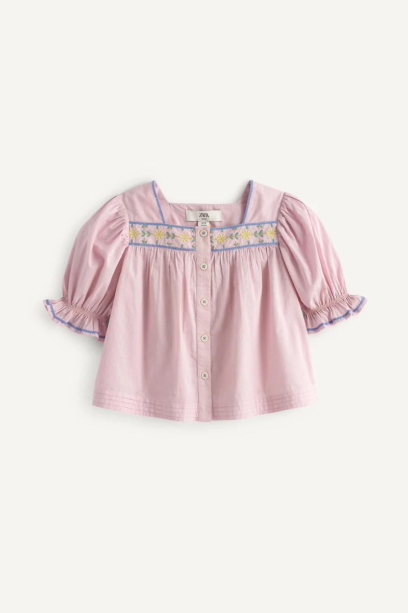 LIMITED EDITION EMBROIDERED FLORAL SHIRT
