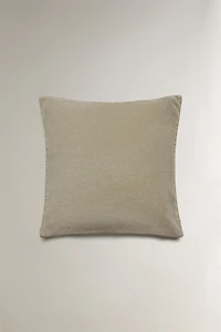 QUILTED THROW PILLOW COVER