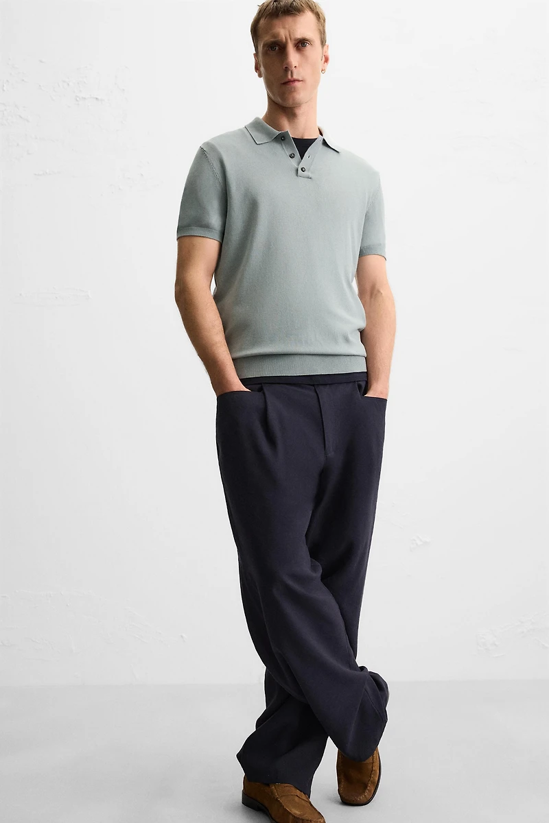 REGULAR FIT KNIT POLO