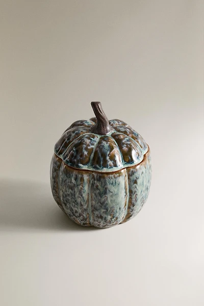 PUMPKIN STONEWARE JAR