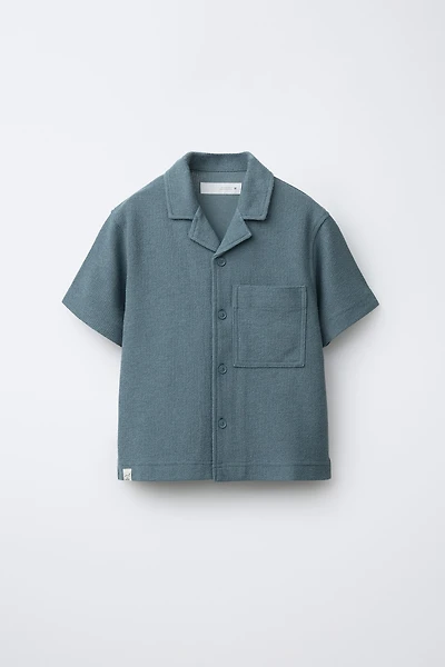RUSTIC SPREAD COLLAR SHIRT