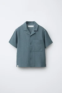 RUSTIC SPREAD COLLAR SHIRT