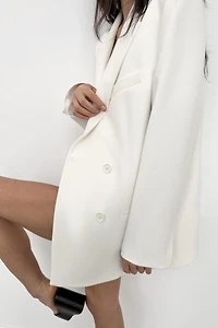 OVERSIZED DOUBLE BREASTED BLAZER