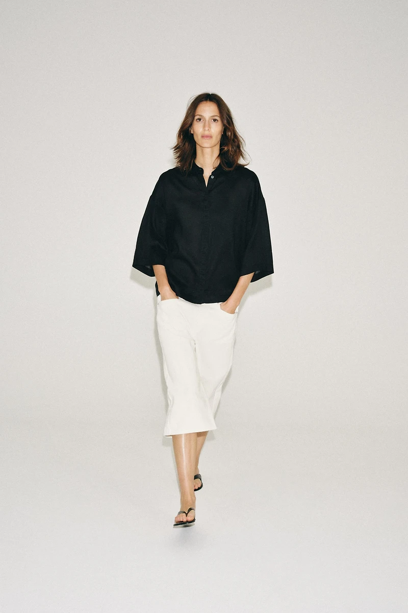ZW COLLECTION FLOWY OVERSIZED SHIRT