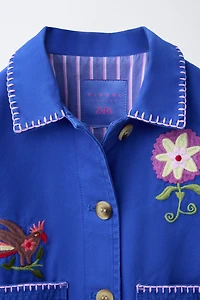 SISSEL EDELBO X ZARA KIDS EMBROIDERED JACKET