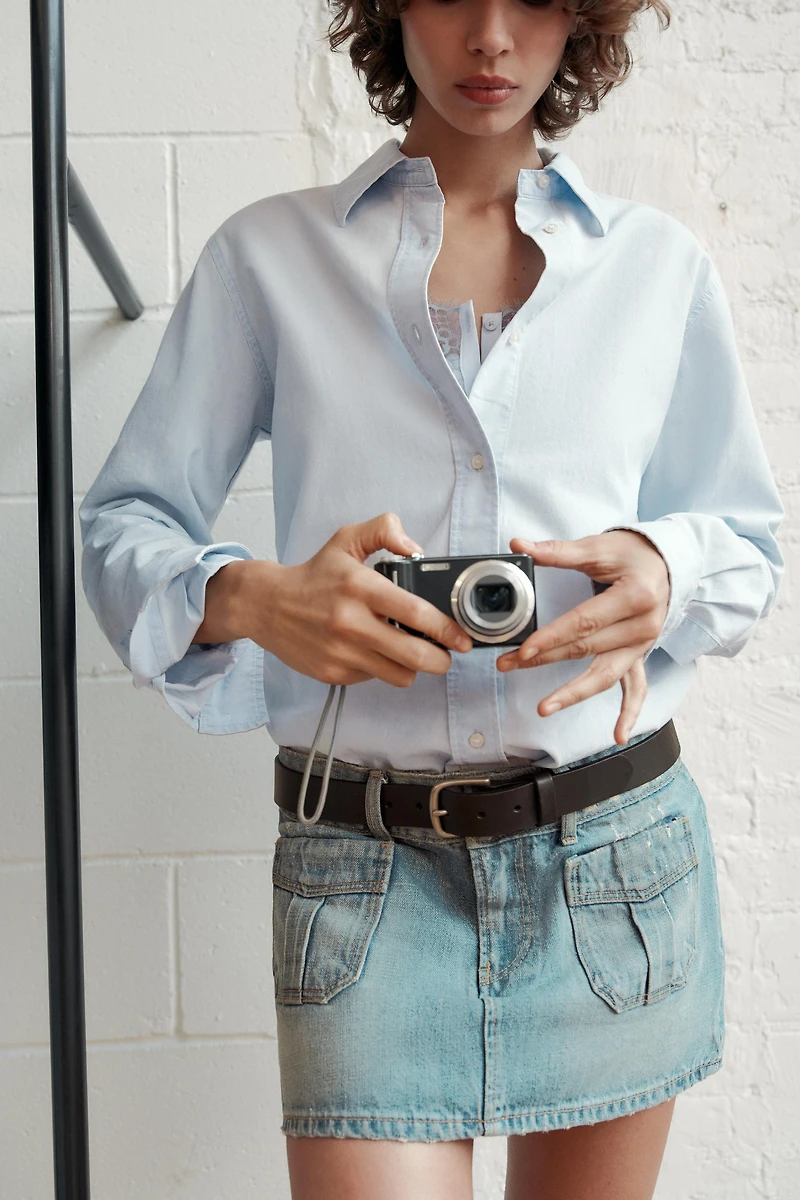 TRF REGULAR DENIM SHIRT