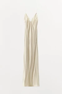 100% VISCOSE LONG DRESS