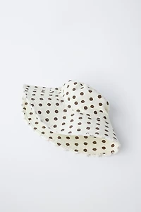 POLKA DOT BUCKET HAT