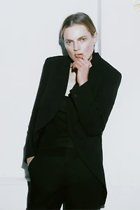 LIMITED EDITION ZW COLLECTION MINIMAL LONG BLAZER