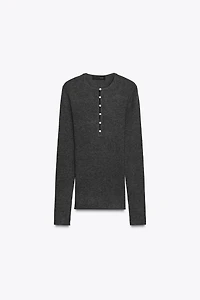 RIB KNIT SWEATER