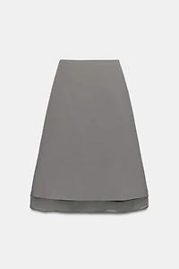 JUPE MI-LONGUE CAPE BIMATIÈRE