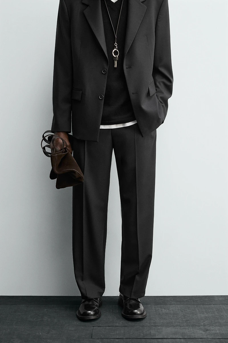 PANTALON DE COSTUME STRUCTUR