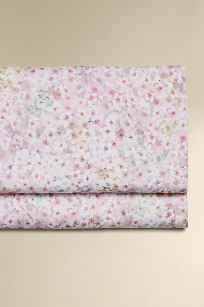 FLORAL PRINT FLAT SHEET