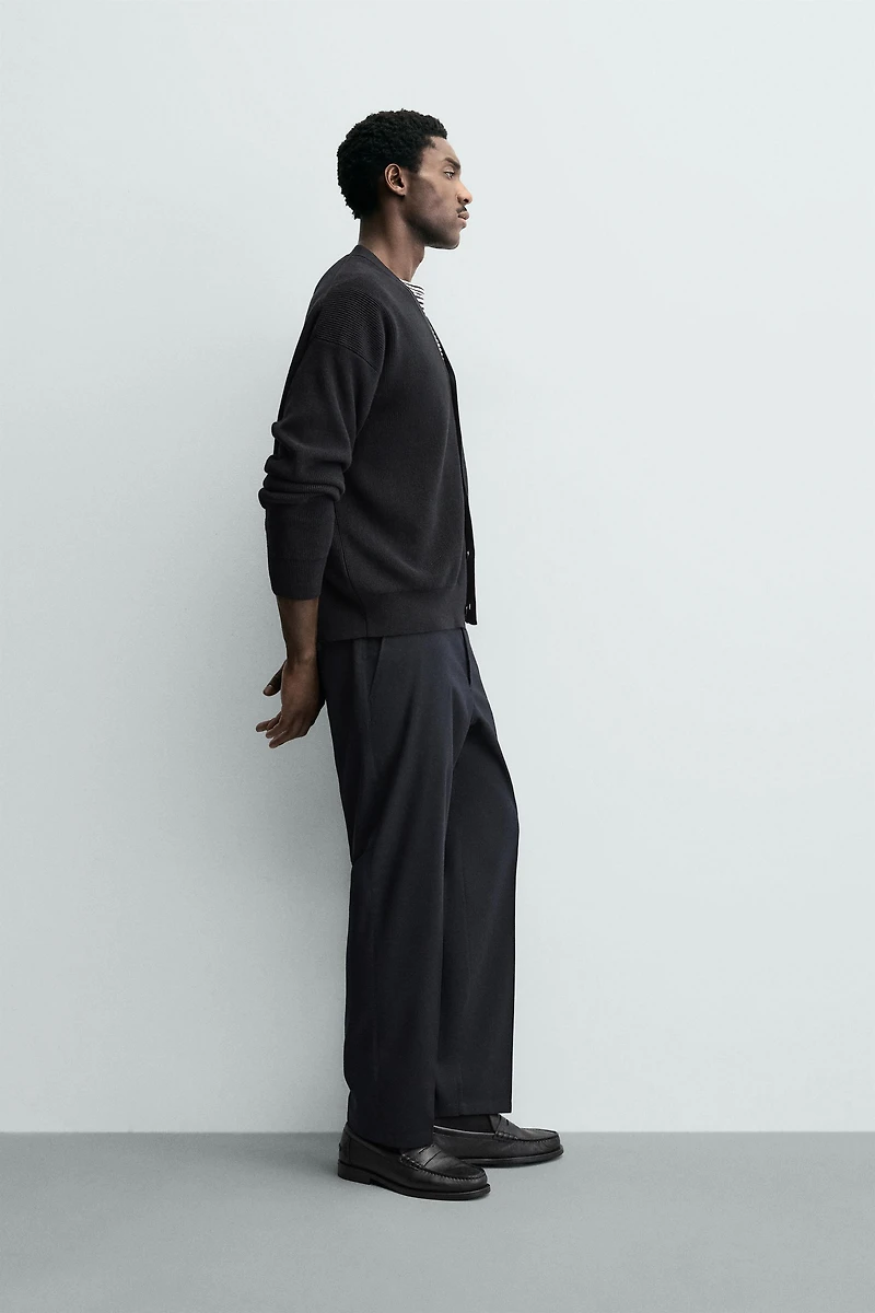 REGULAR FIT WOOL BLEND NON-IRON PANTS